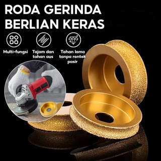 Mata gerinda pinggul granit Diamond Grinding Wheel Pinggul Kayu Bevel 10mm