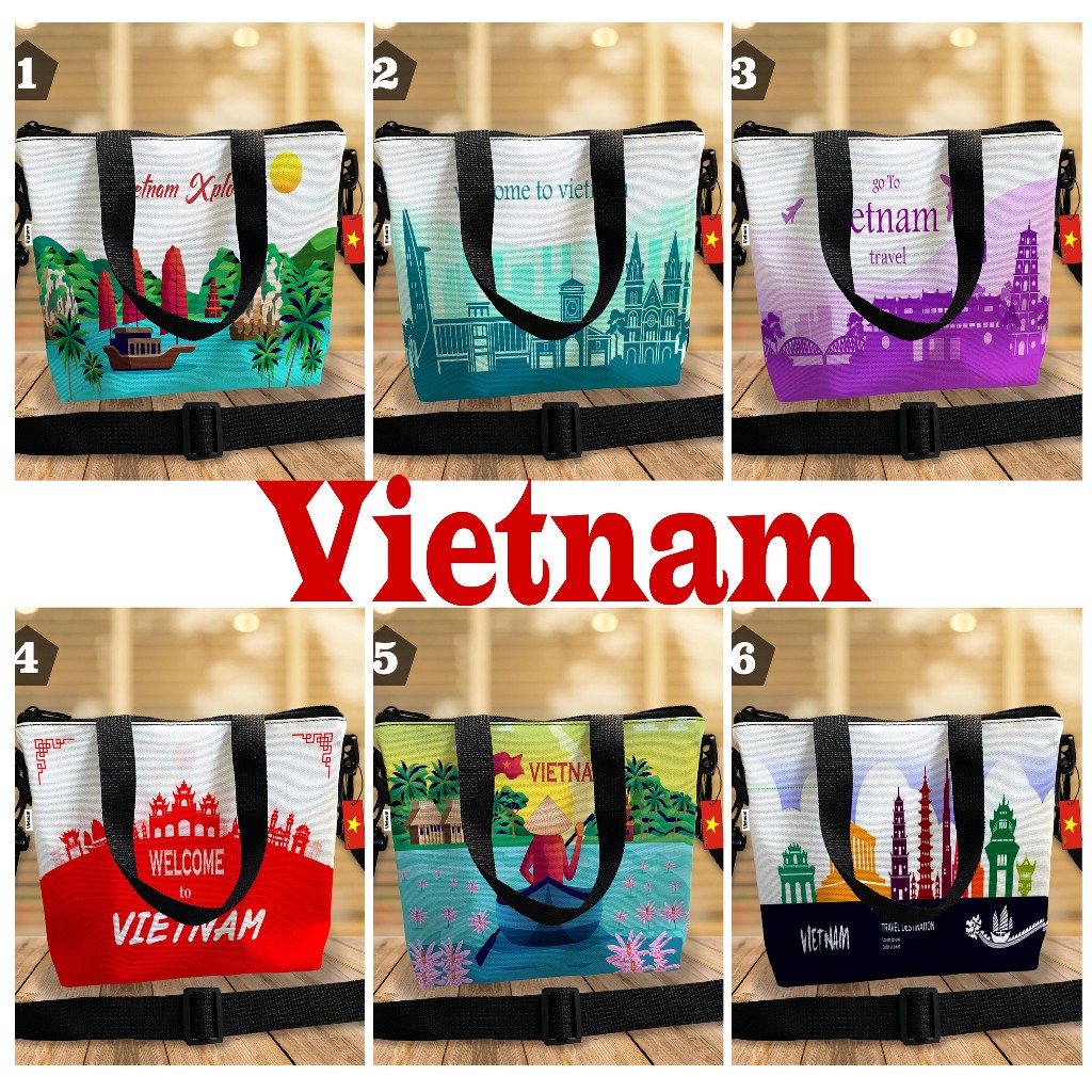 VIETNAM COUNTRY BAG, SOUVENIR SLING BAG สามารถผลิตได้