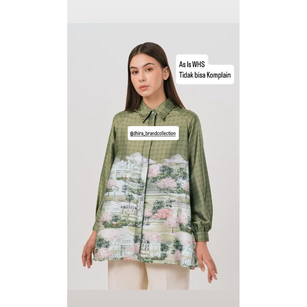 Preloved Emily Needle Thread in paris Olive