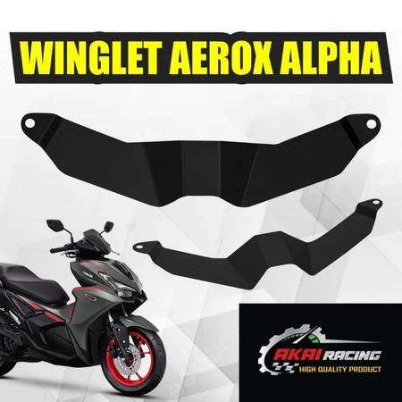 Aerox Alpha Motorcycle Winglet Bracket Full Cnc Akai Racing Material