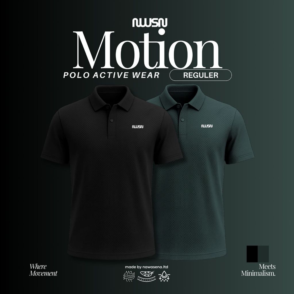 NAWASINA Active Wear เสื้อโปโล Regular Fit MOTION POLO