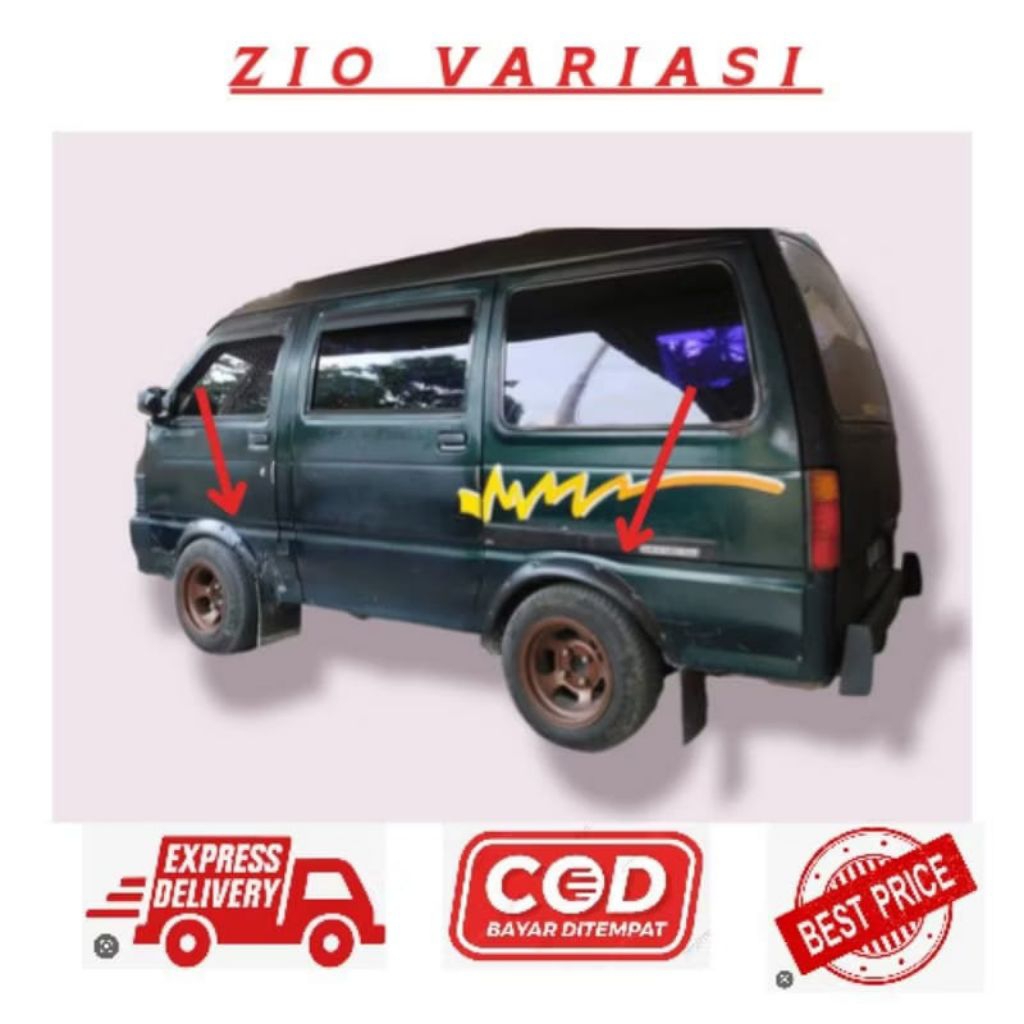 Over Fender List ยาง Espass 2 ชิ้นและ 4 ชิ้น