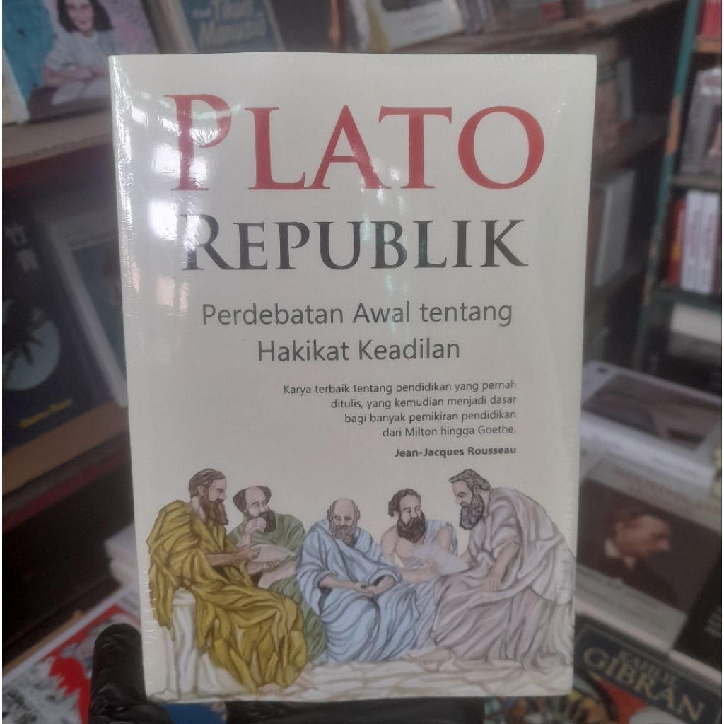 Plato Republic of the Beginning of the Reality of Justice Original Book OUR PACKAGE ฟรีการ์ดBOARD WR
