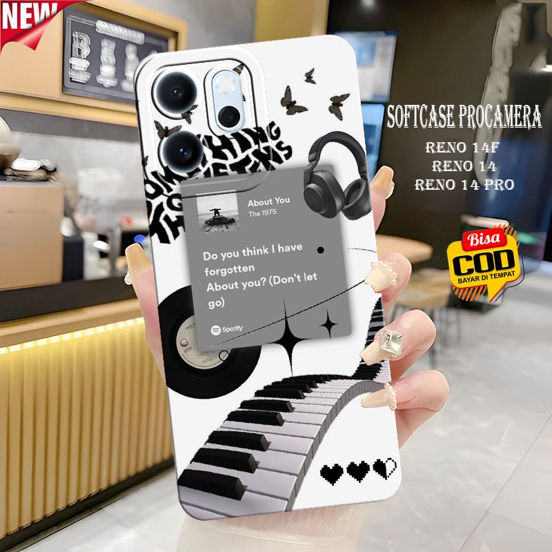 เคส HP Reno 14F - Reno 14 - Reno 14 Pro - Reno 13f - เคส Reno 13 - เคส Softcase แบบยืดหยุ่น Pro - เค