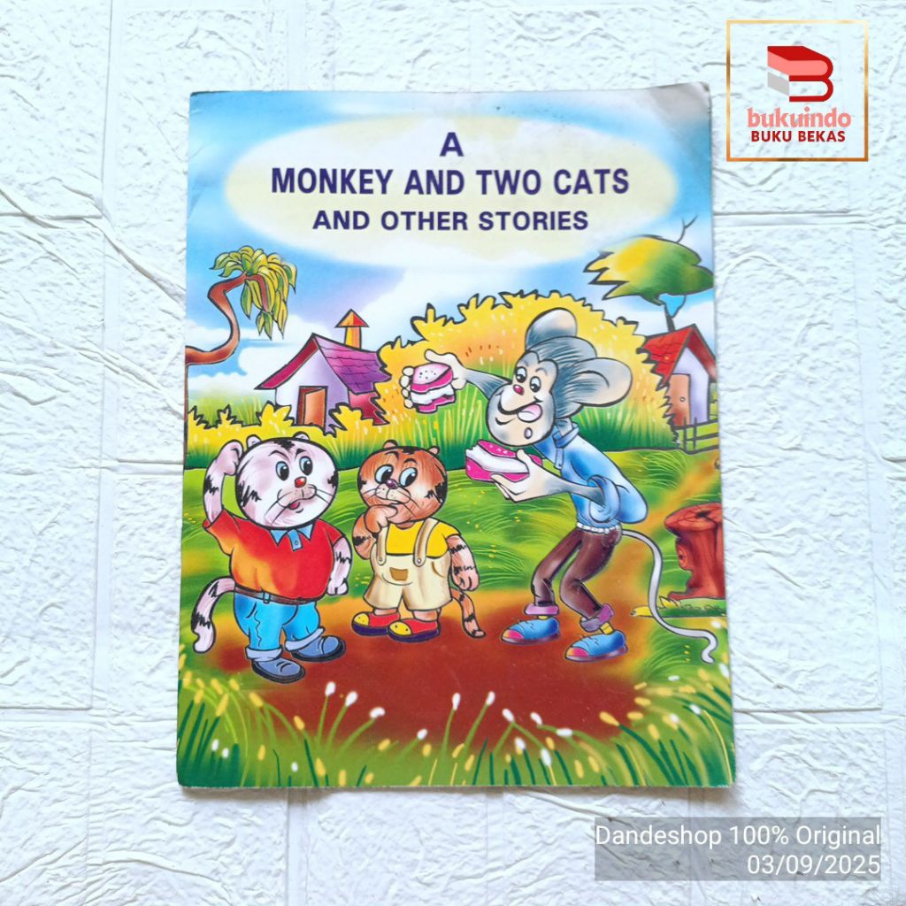 A Monkey and Two Cats and Other Stories - หนังสือนิทานสําหรับเด็กภาษาอังกฤษก่อนวัยเรียน