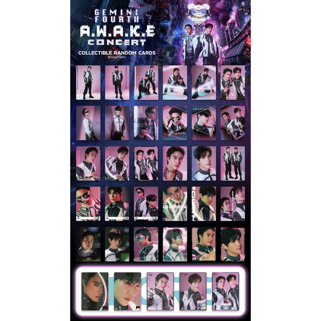 COLLECTIBLE CARD GEMINIFOURTH AWAKE CONCERT