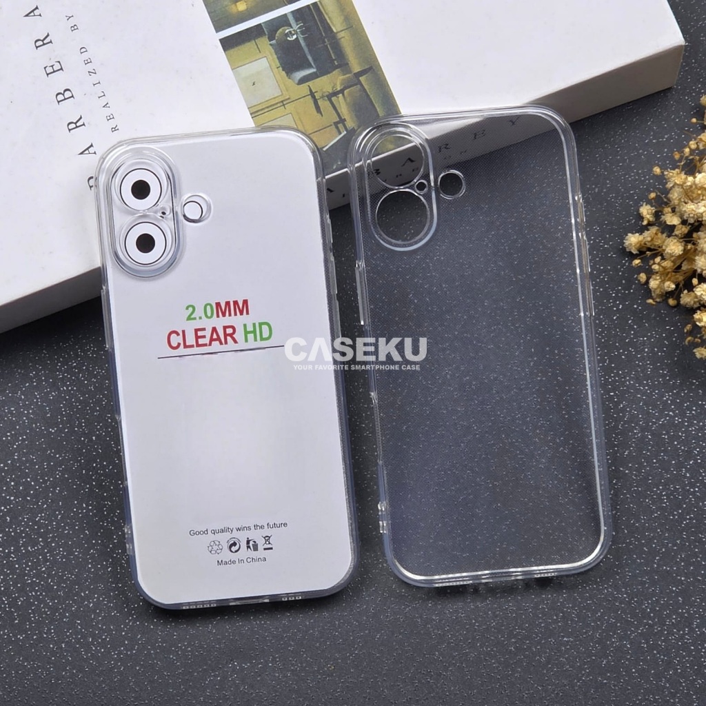 IPhone 17 iPhone 17 Air iPhone 17 Pro iPhone 17 Pro Max Case - Clear Case 2.0mm Premium Softcase สําหรับ iPhone 17 iPhone 17 Air iPhone 17 Pro iPhone 17 Pro Max