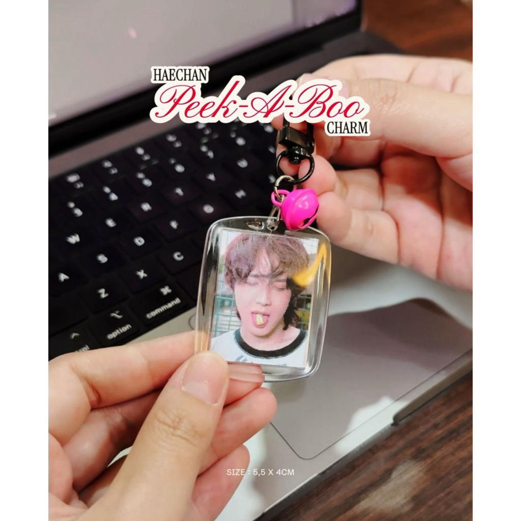 HAECHAN PEEK A BOO CHARM | พวงกุญแจโค้ง NCT HAECHAN