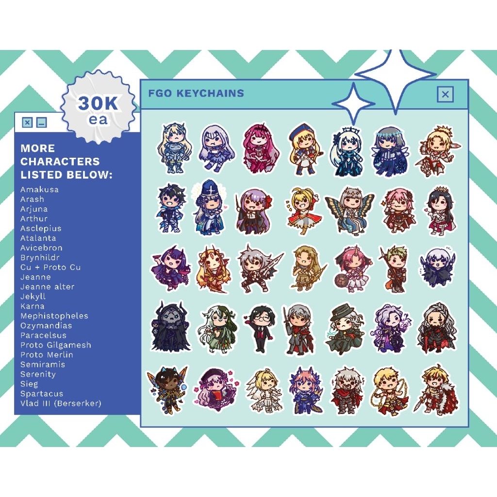 พวงกุญแจ Fate Grand Order