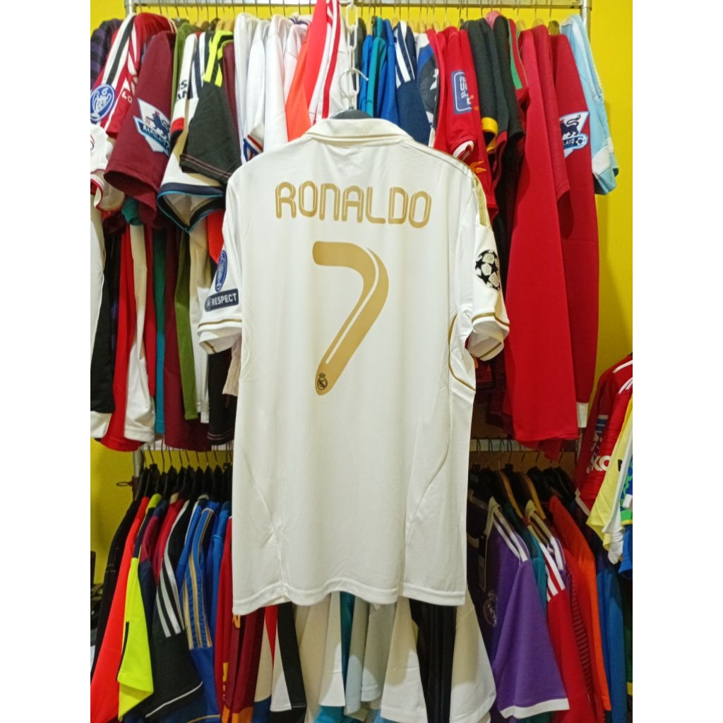 เสื้อฟุตบอลย้อนยุค GO Madrid 2011 2012 Home RONALDO 7