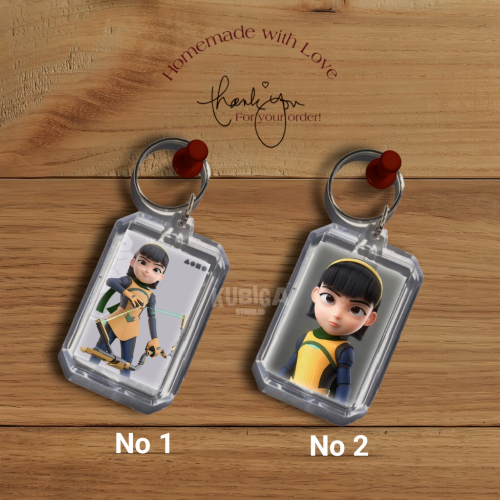 พวงกุญแจ GANTUNGAN Ejen Alicia - พวงกุญแจ Ejen Alicia - พวงกุญแจอะคริลิค