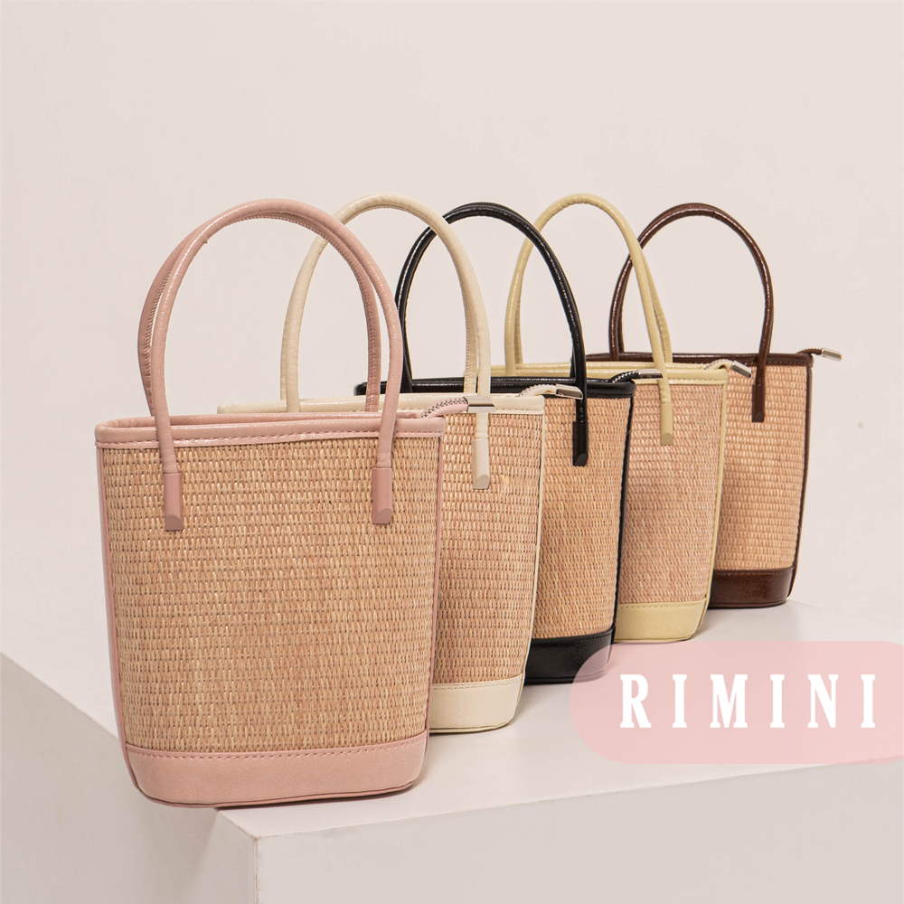 RIMINI - Nadea Mini Straw Hand Bag - TAS5311
