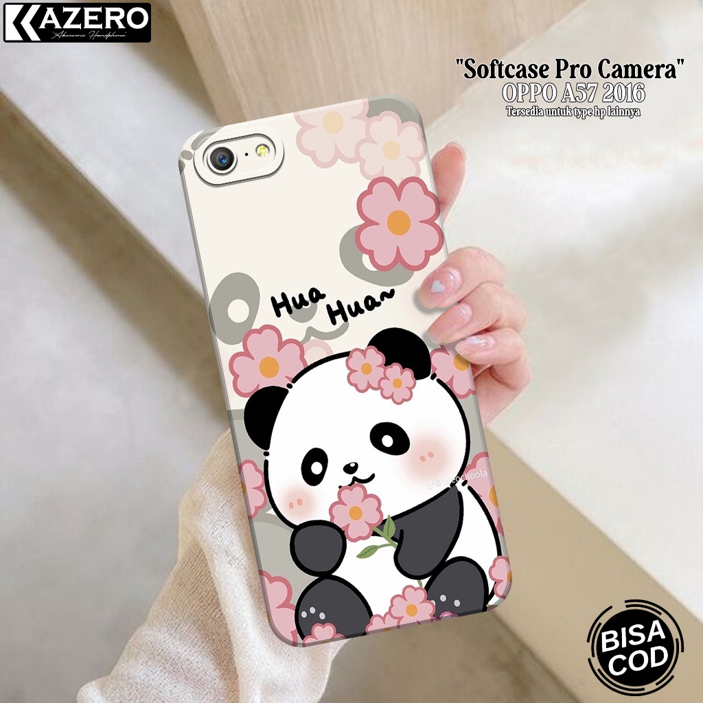 HP OPPO A57 2016 แฟชั่นกรณีการ์ตูนซิลิโคน Pro กล้อง Softcase OPPO A57 2016 เคสโทรศัพท์ซิลิโคน Pro กล