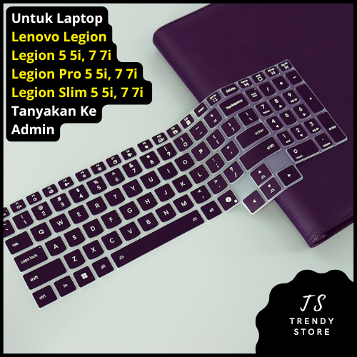 ตัวป้องกันคีย์บอร์ด Lenovo Legion 5 5i, 7 7i Slim Pro Gen 10 ปี 2025 และฝาครอบด้านบน