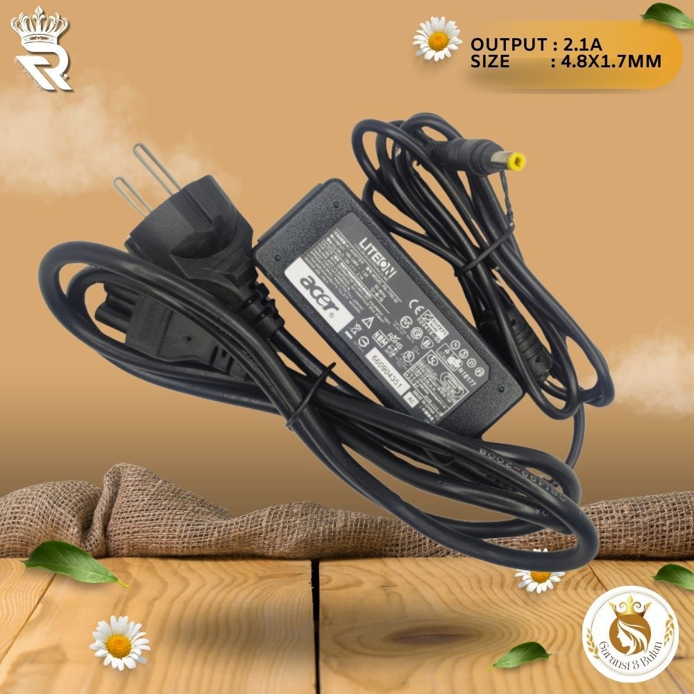 อะแดปเตอร์ชาร์จสําหรับ Acer Chicony Z476 2.1A แล็ปท็อป 4.8x1x7mm