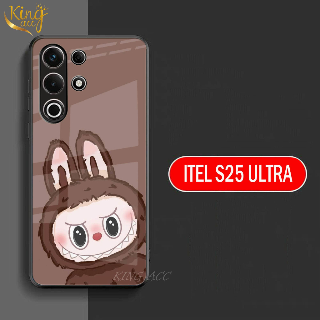 Itel S25 Ultra Softcase Glass Glossy Itel S25 Ultra Case Hp Itel S25 Ultra - K39