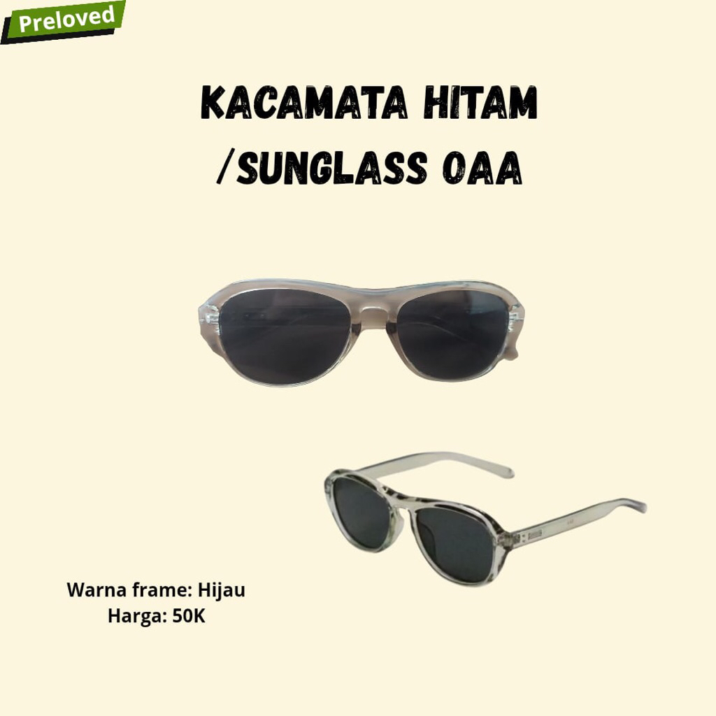 แว่นกันแดดแฟชั่น OAA Preloved
