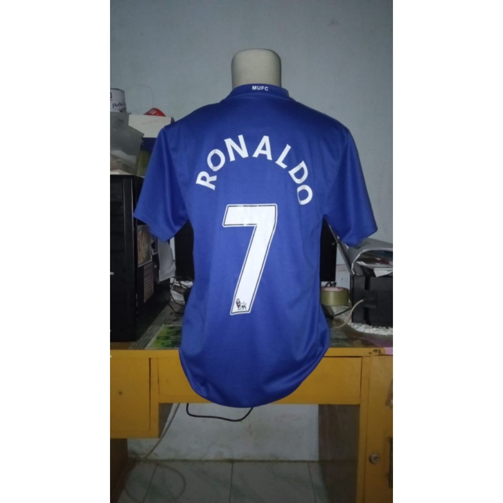 จ่ายตรงจุด เสื้อฟุตบอล CRISTIANO RONALDO 7 SIZE XL Mu 3rd 2008/2009