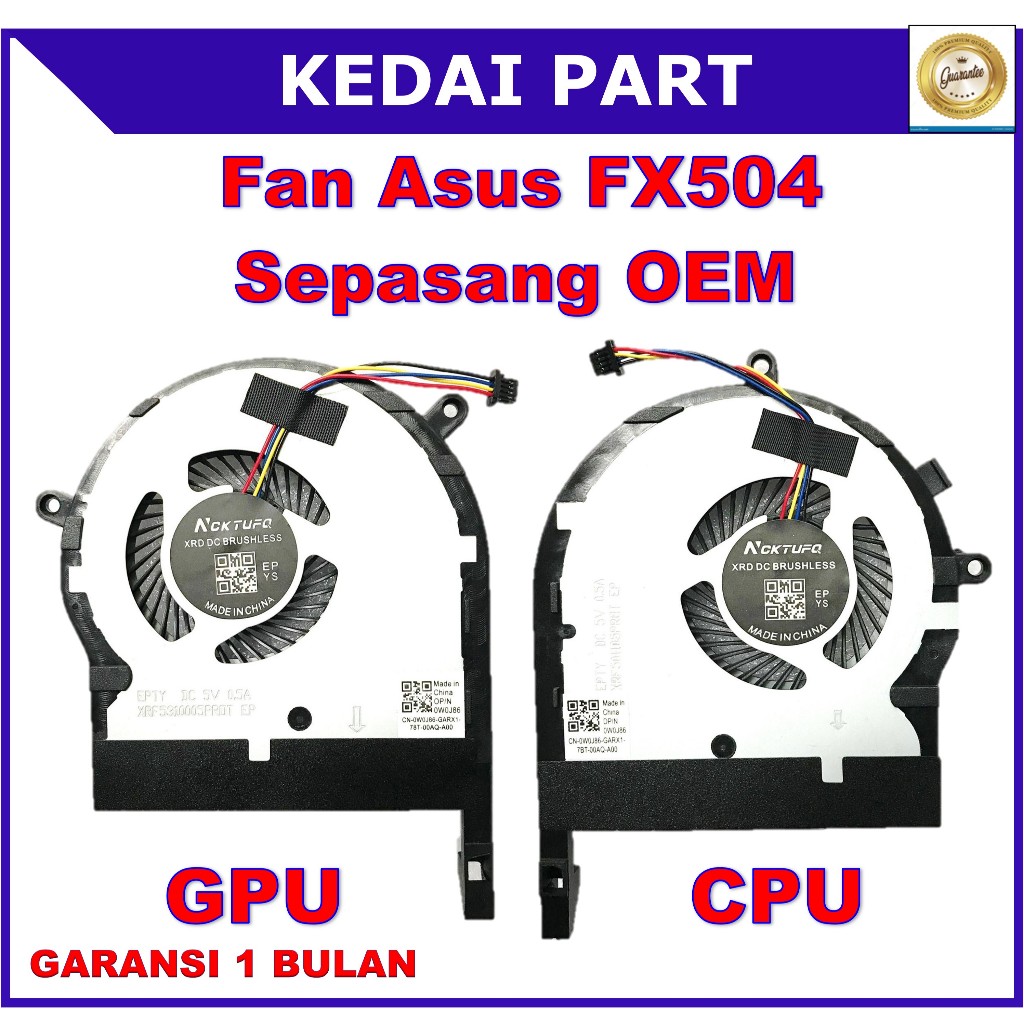 Asus ROG TUF พัดลมสําหรับเล่นเกม FX504 FX504FE FX504G FX504GD FX504GE FX504GM 504 FX80 FX80FE FX80G 