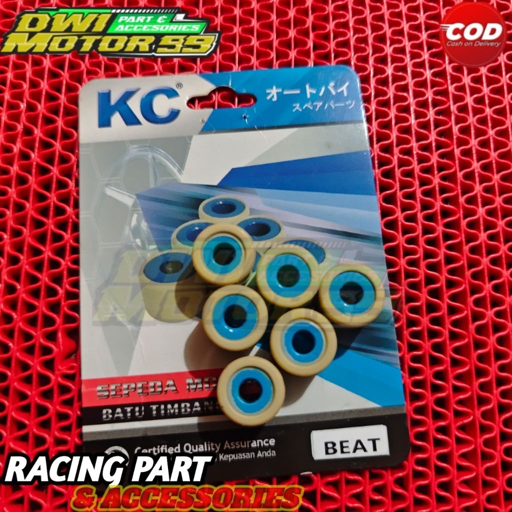 ชุด 6 ชิ้น ROLLER RACING KC SCOOPY BEAT KARBU KVY BRAND KC 7 8 9 10 กรัม