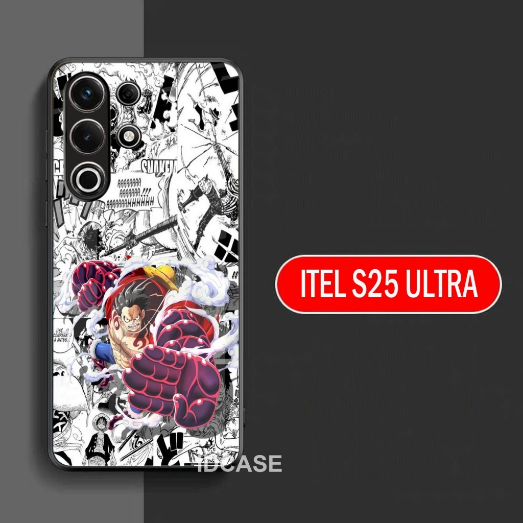 HP Softcase Glass Shiny Glass สําหรับ ITEL S25 ULTRA - ITEL S25 ULTRA เคสโทรศัพท์ - K90