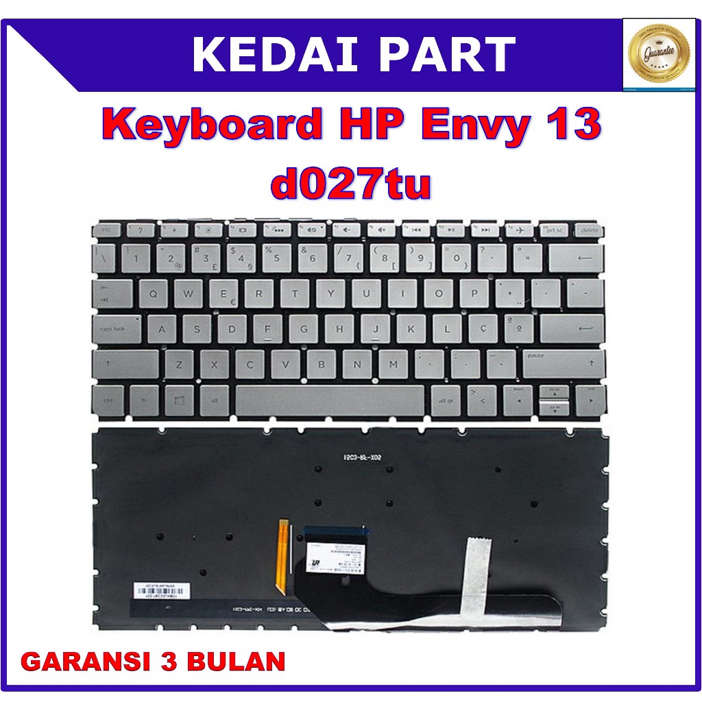 คีย์บอร์ด HP Envy 13D 13-D026TU 13-D051tu 13-D023TU 13-D056TU 13-D051TU 13-D102TU 13-D099NR-C120