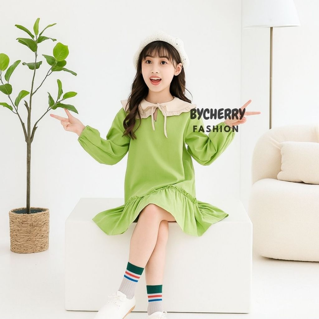 BYCHERRY - PASSWORD DRESS JOLINE Dress Sweater 1 - 7 ปีเสื้อผ้าเด็กคุณภาพ