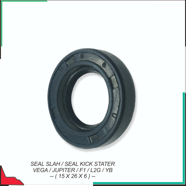 ซีล Slah / Seal Kick Starter Vega / Jupiter / F1 / L2G / Yb "( 15 X 26 X 6 )"