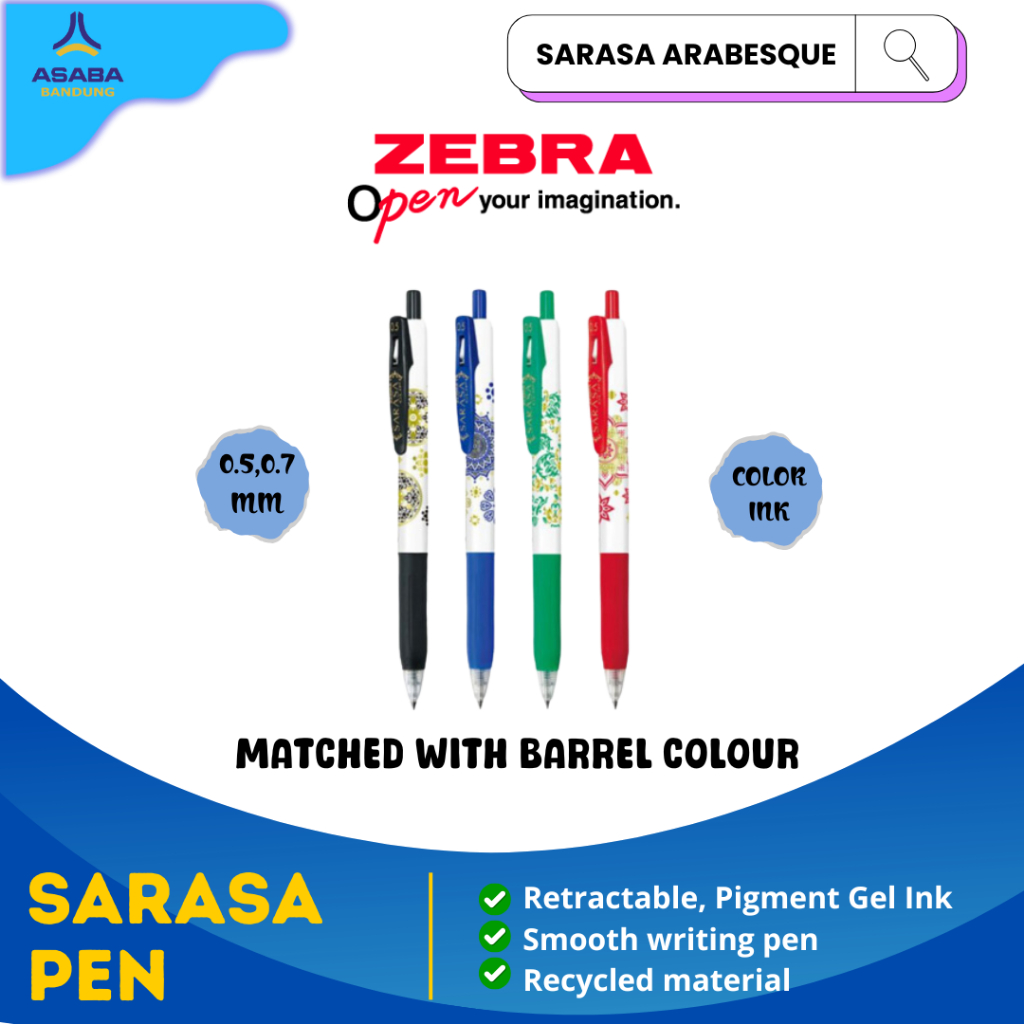 Asaba Bandung - Zebra Sarasa Arabesque