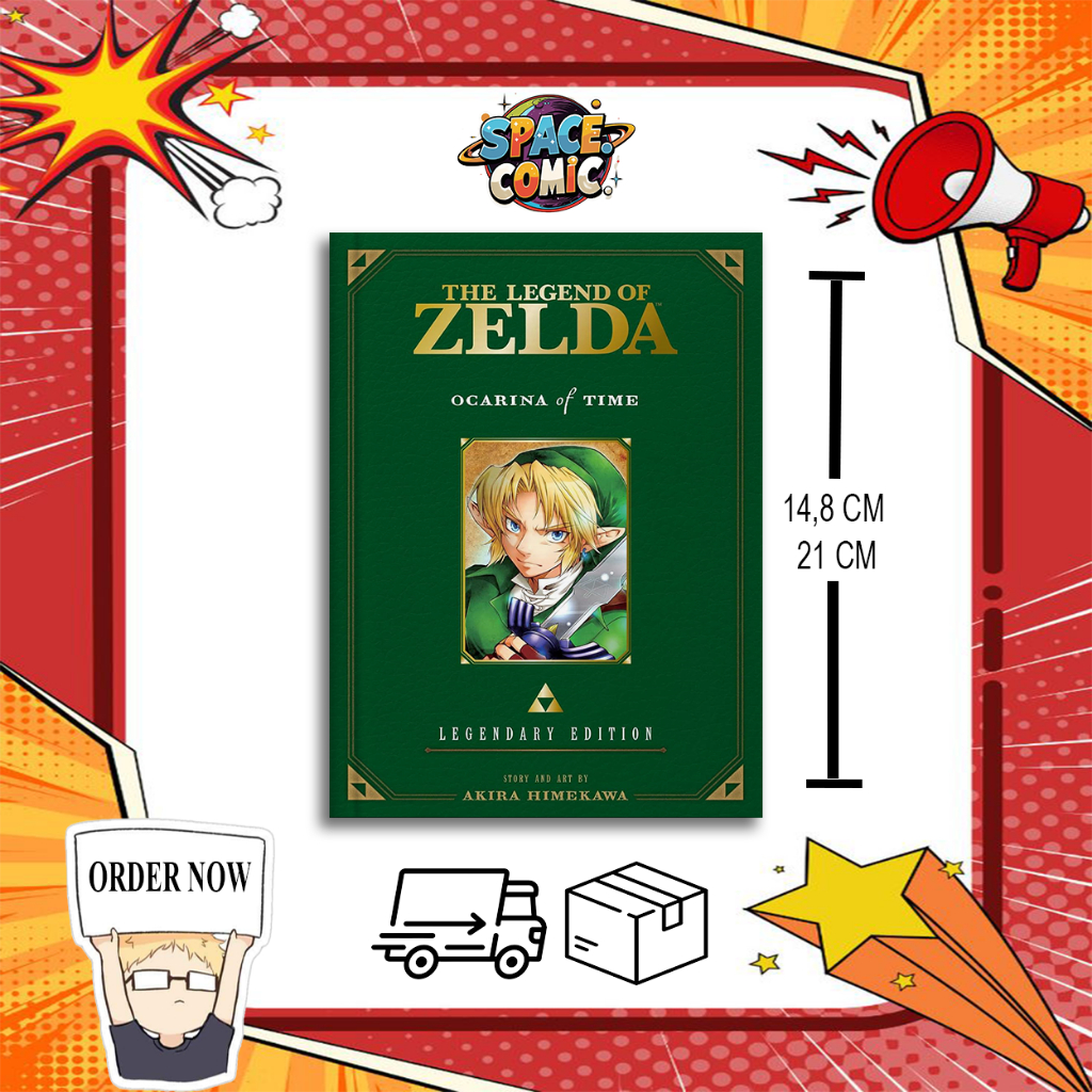 การ์ตูนมังงะ: The Legend of Zelda Ocarina of Time - Legendary Edition