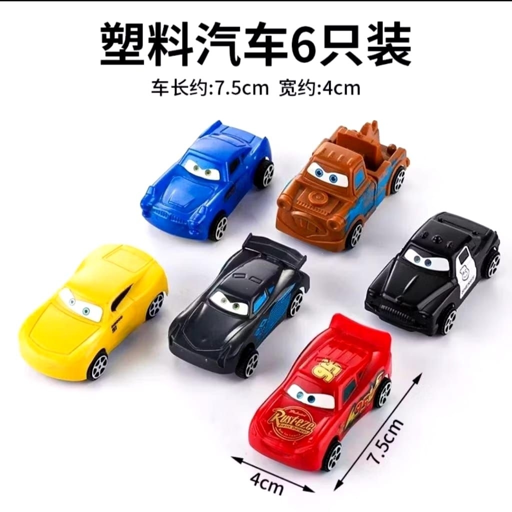 เค้ก Topper สําหรับ Mcqueen รถของเล่นเด็ก