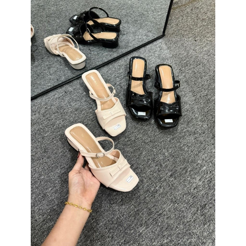 ส้นริบบิ้นสาย vinnci สําหรับผู้หญิง