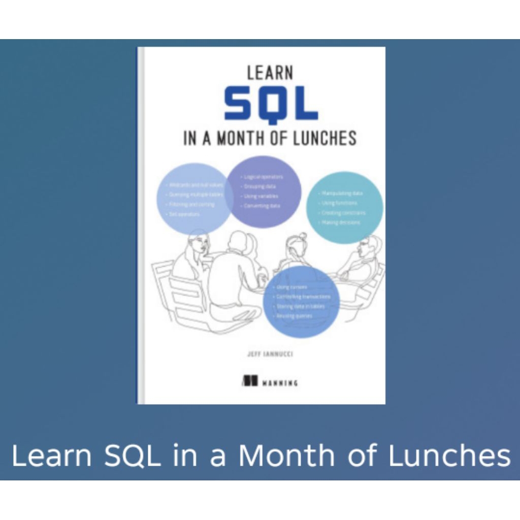 หนังสือเรียนรู้ SQL ในเดือนของอาหารกลางวัน