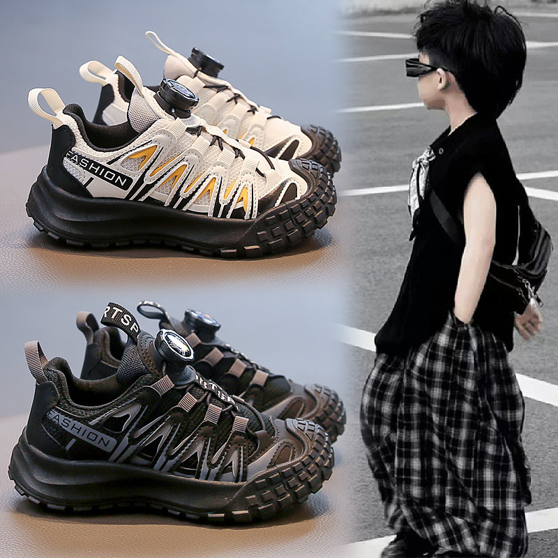 รองเท้าเด็กผู้ชาย รองเท้า Glamour Viral รับประกันรองเท้าผ้าใบที่ชื่นชอบเหมาะสําหรับสวมใส่ทุกวัน Cool