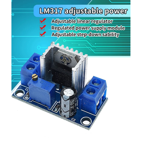 โมดูล LM317 LM 317 แหล่งจ่ายไฟ Step down Buck Converter DC เป็น DC