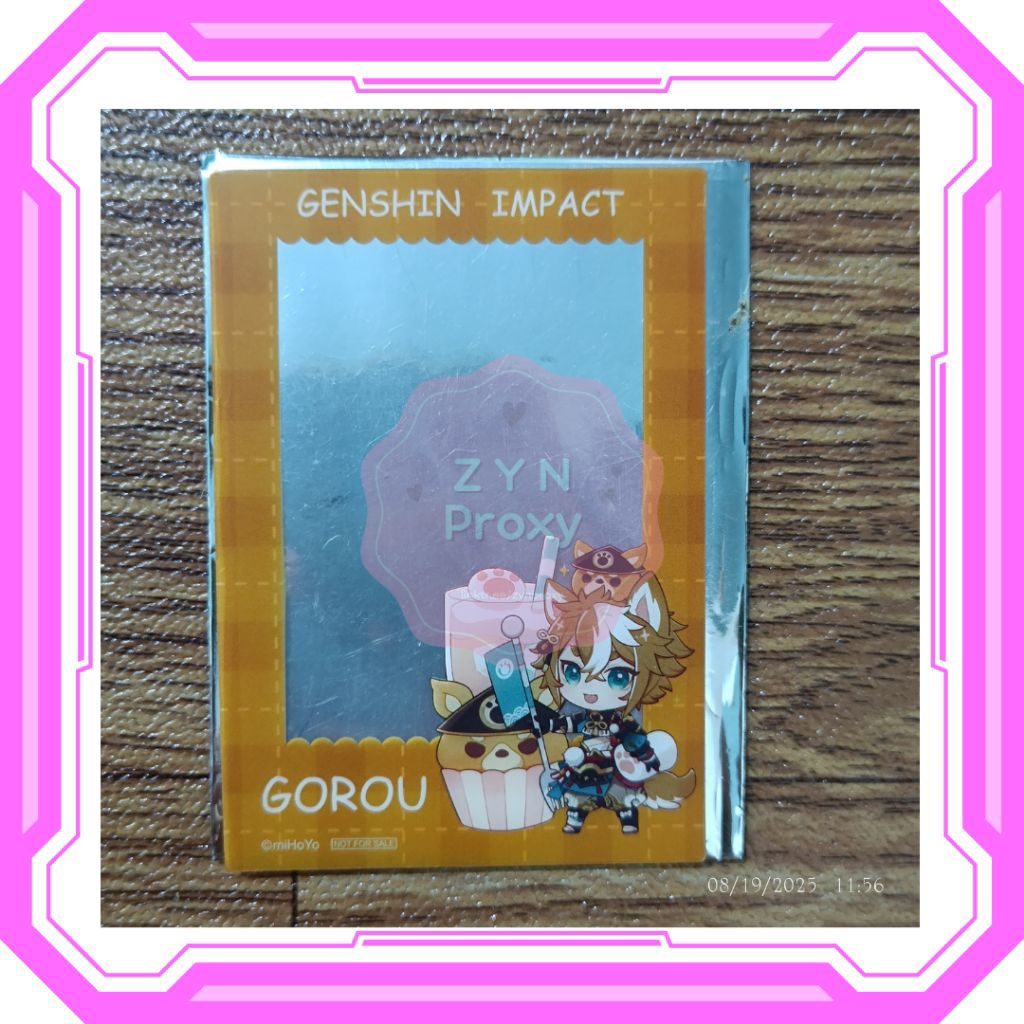 GENSHIN IMPACT GI [AIMON] การ์ดใสกล่องตาบอด Gorou