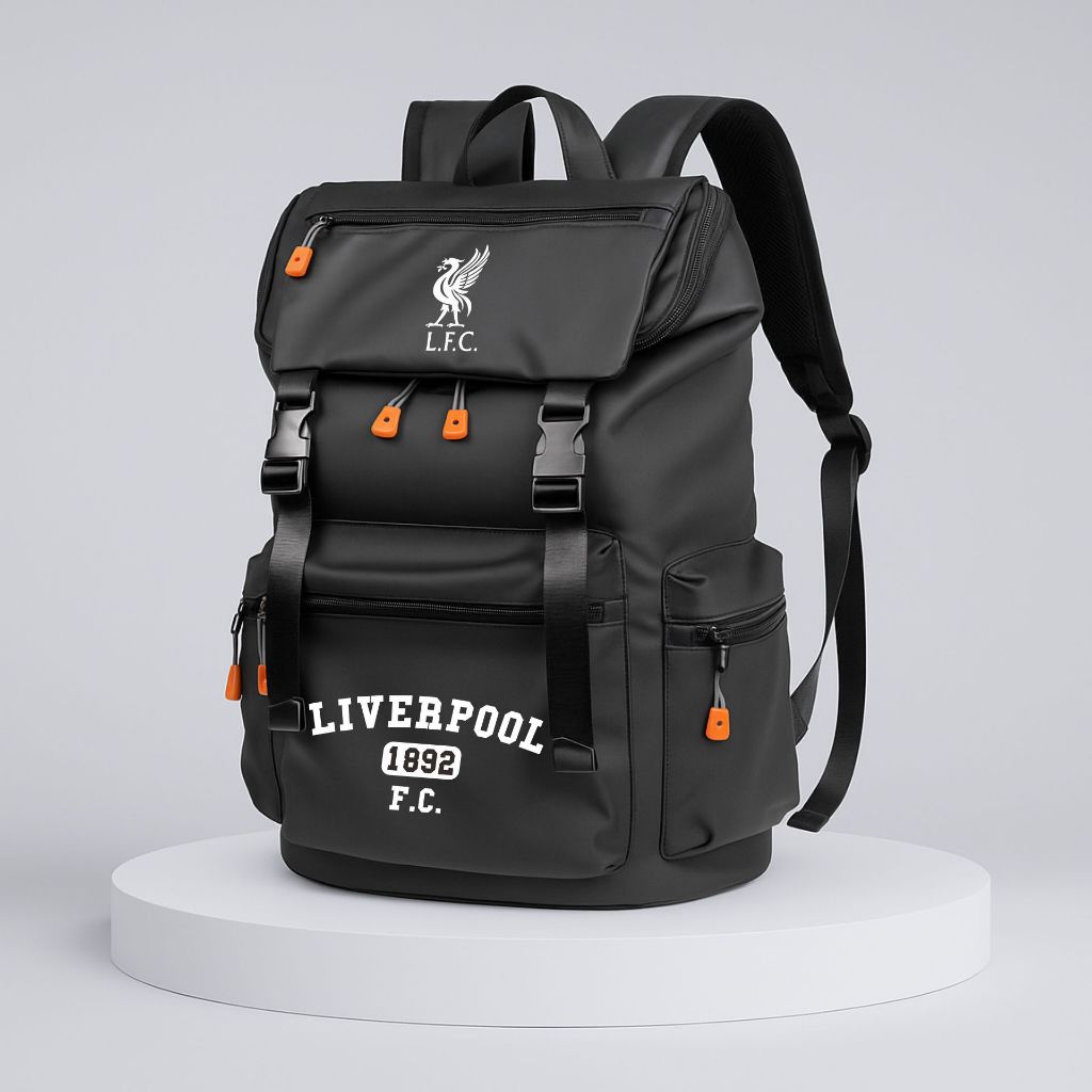 LOKAL Catenzo – CUT 024 Liverpool FC Football Team Casual Boys School Bag Original Pocket Backpack สินค้าท้องถิ่นกระเป๋ากันน้ํา