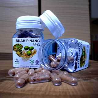 Kapsul Buah Pinang Muda MAX Isi 50 Original Herbal