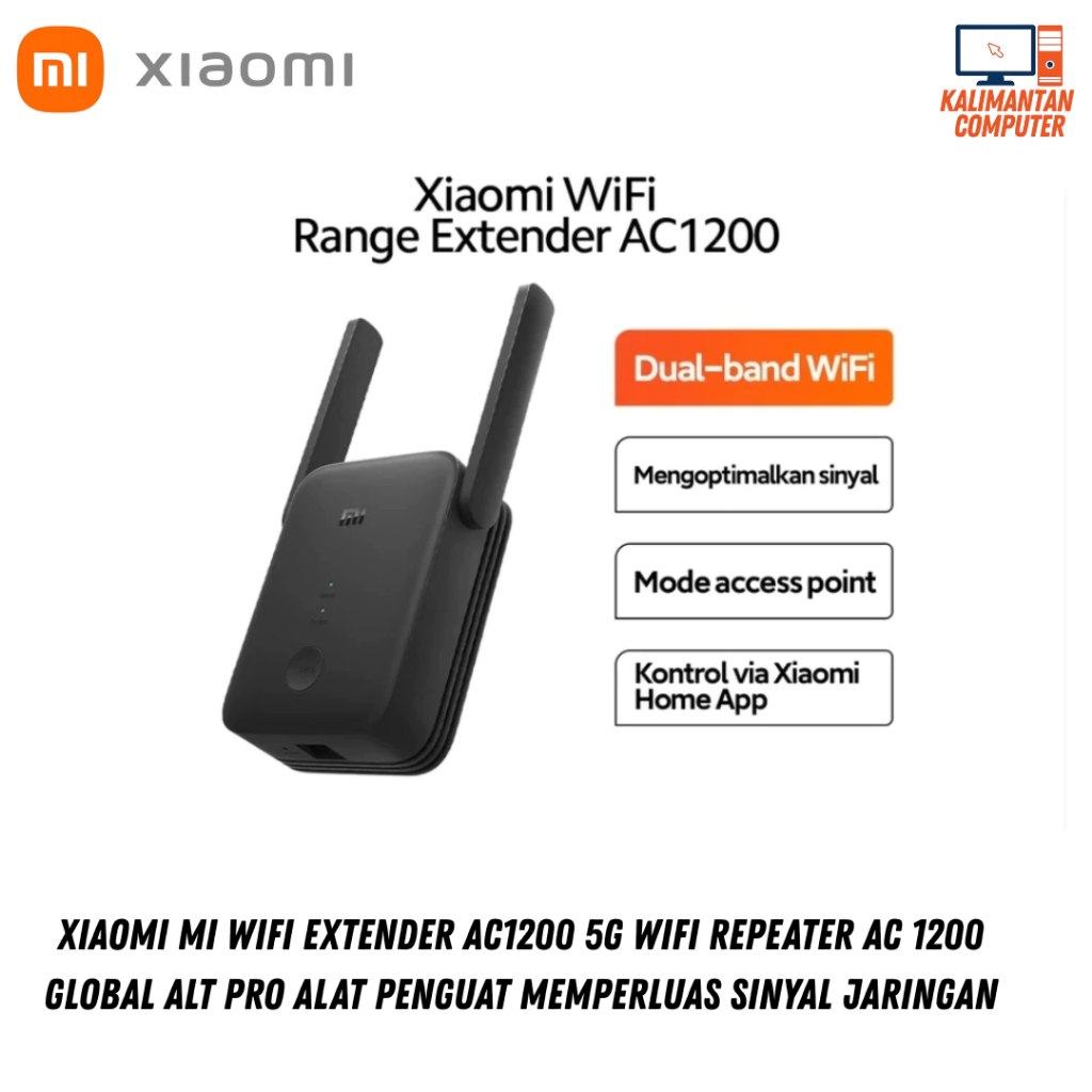 Xiaomi Mi Wifi Extender AC1200 5G Wifi Repeater AC 1200 Global alt Pro เครือข่ายสัญญาณ Booster เครื่