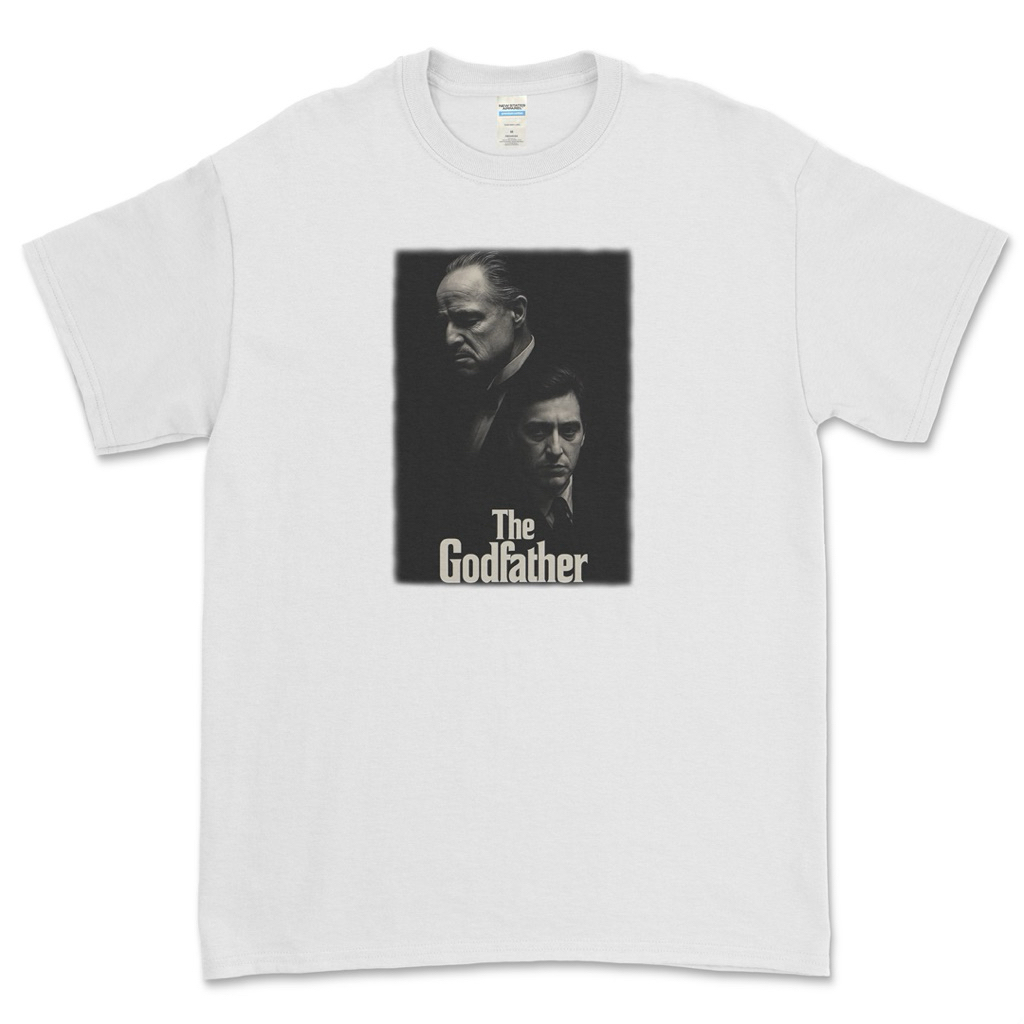 เสื้อภาพยนตร์/ภาพยนตร์/ฟิล์ม God Father Unisex สําหรับผู้ชายและผู้หญิงผ้าฝ้ายพรีเมี่ยม