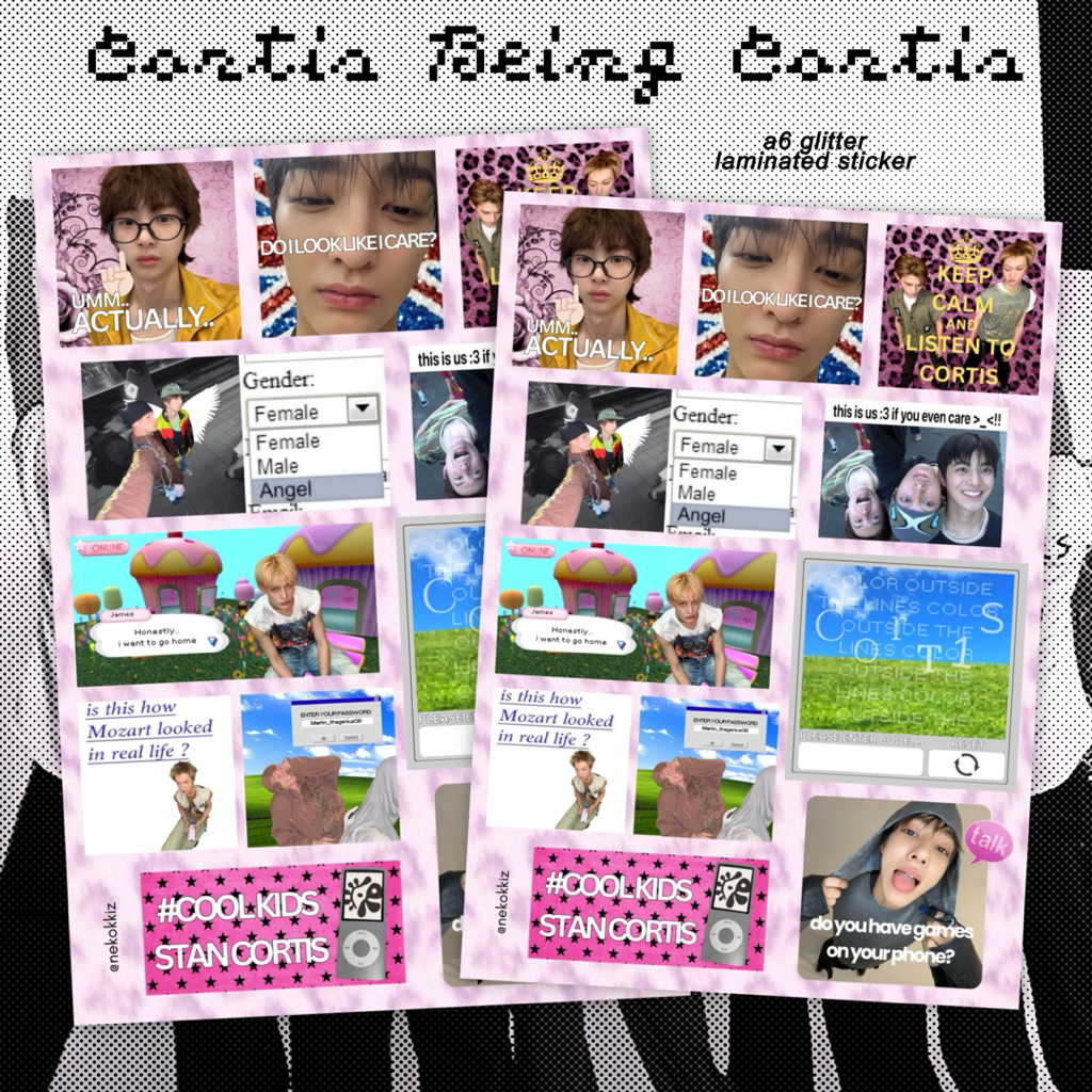 CORTIS เป็นสติ๊กเกอร์ CORTIS a6 :3