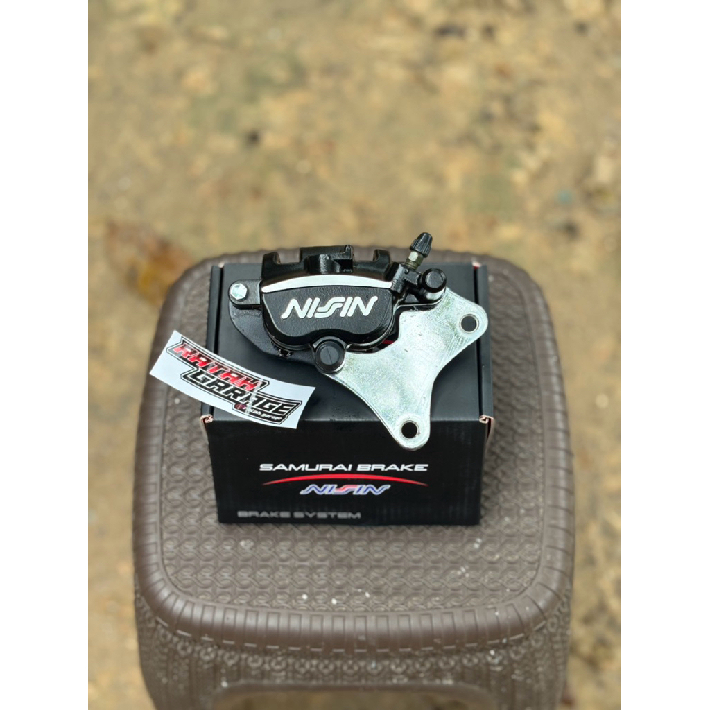 NISSIN CALIPER RIGHT 2p SET CROOM BRACKET MIO GEAR 260mm NISSIN CALIPER PLUS SHOCK BRACKET MIO GEAR 