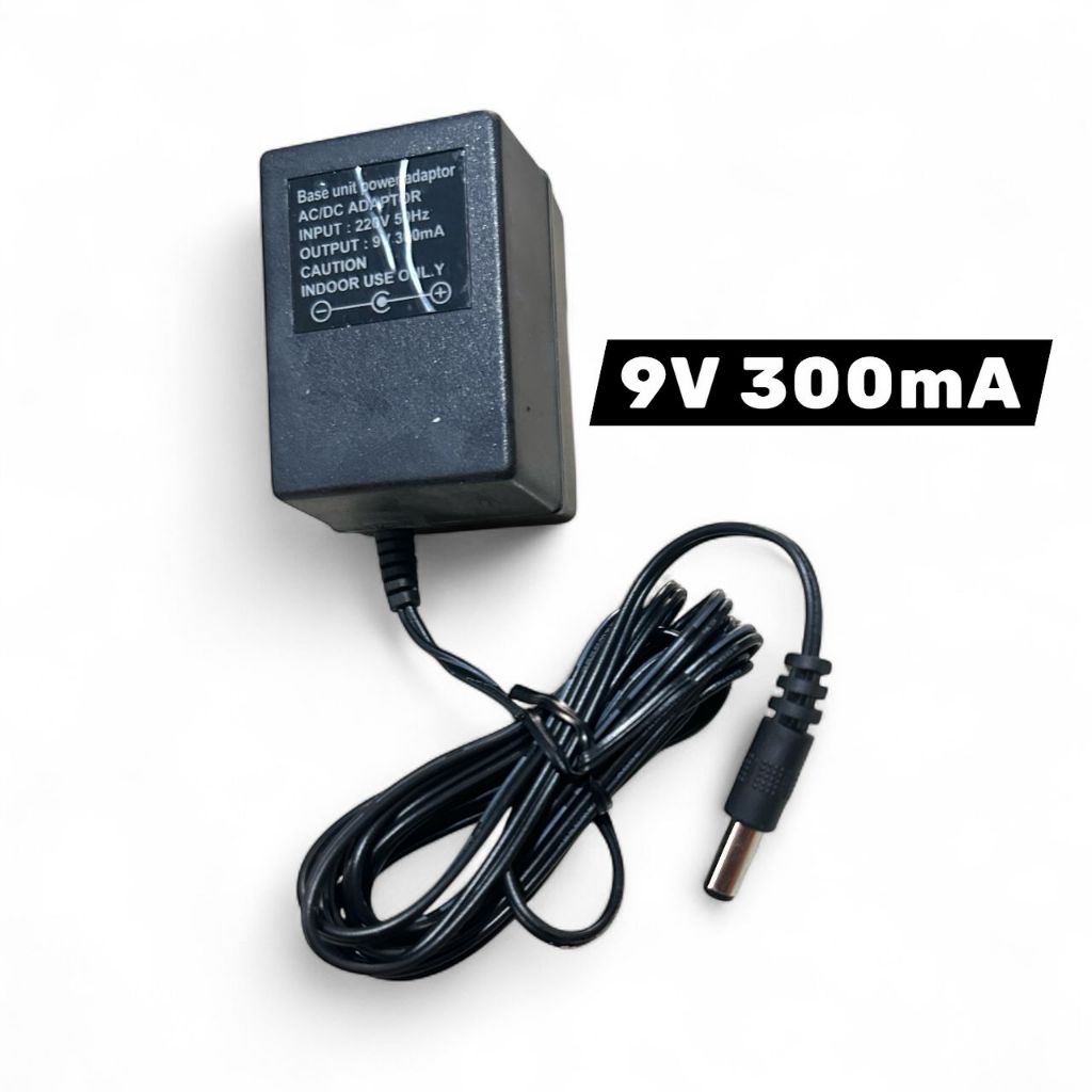 ต้นฉบับBellSOUTH ADAPTER 9V Pure UNIVERSAL POWER SUPLAY 9V 300MA CHARGER 9VOLT 0.3Aสําหรับโทรศัพท์ไร
