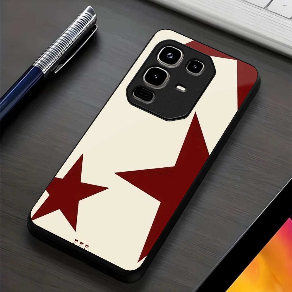 HP [05] เคสสําหรับ Infinix Note 50x ล่าสุด Softcase Glass Anti-Shatter & Anti-Scratch Glass ตัวป้องก