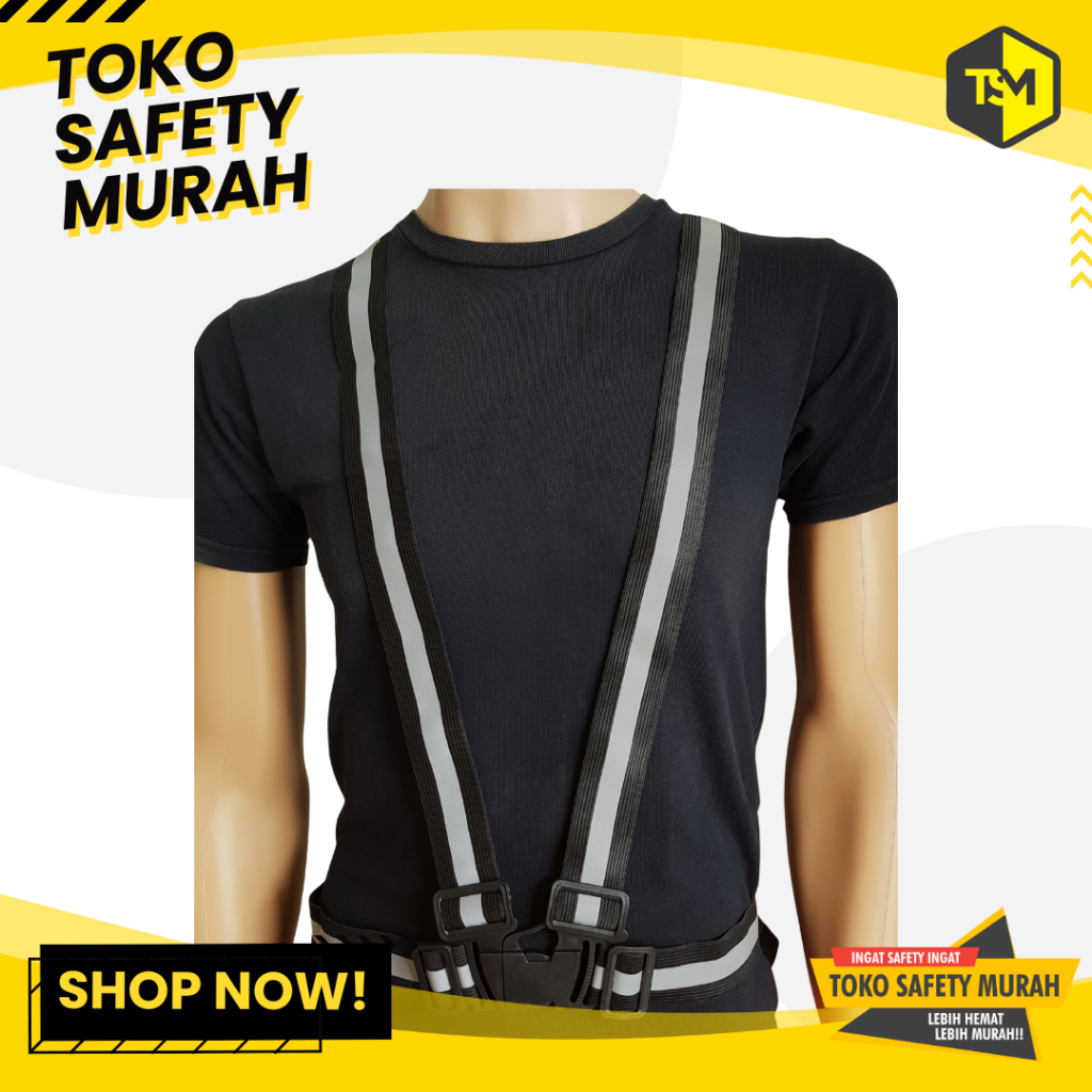 MERAH Scotlight Elastic Vest เสื้อกั๊กยางสีแดง โครงการความปลอดภัย