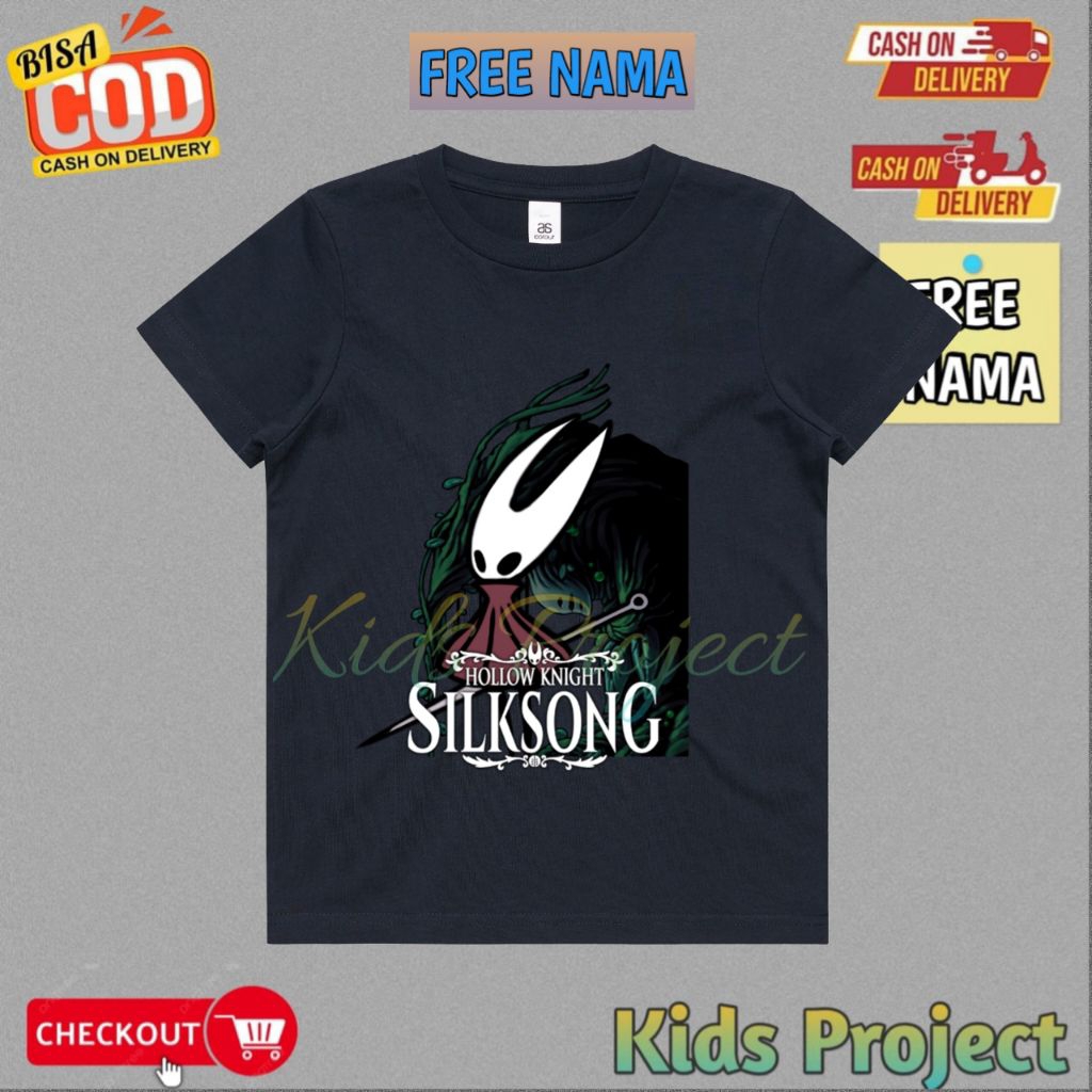 เสื้อผ้าเด็ก: เสื้อยืดตัวละคร HORNET Hollow Knight Silksong