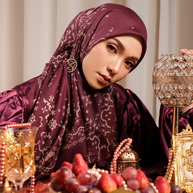 Kamima - Janna Scarf ในเบอร์กันดี