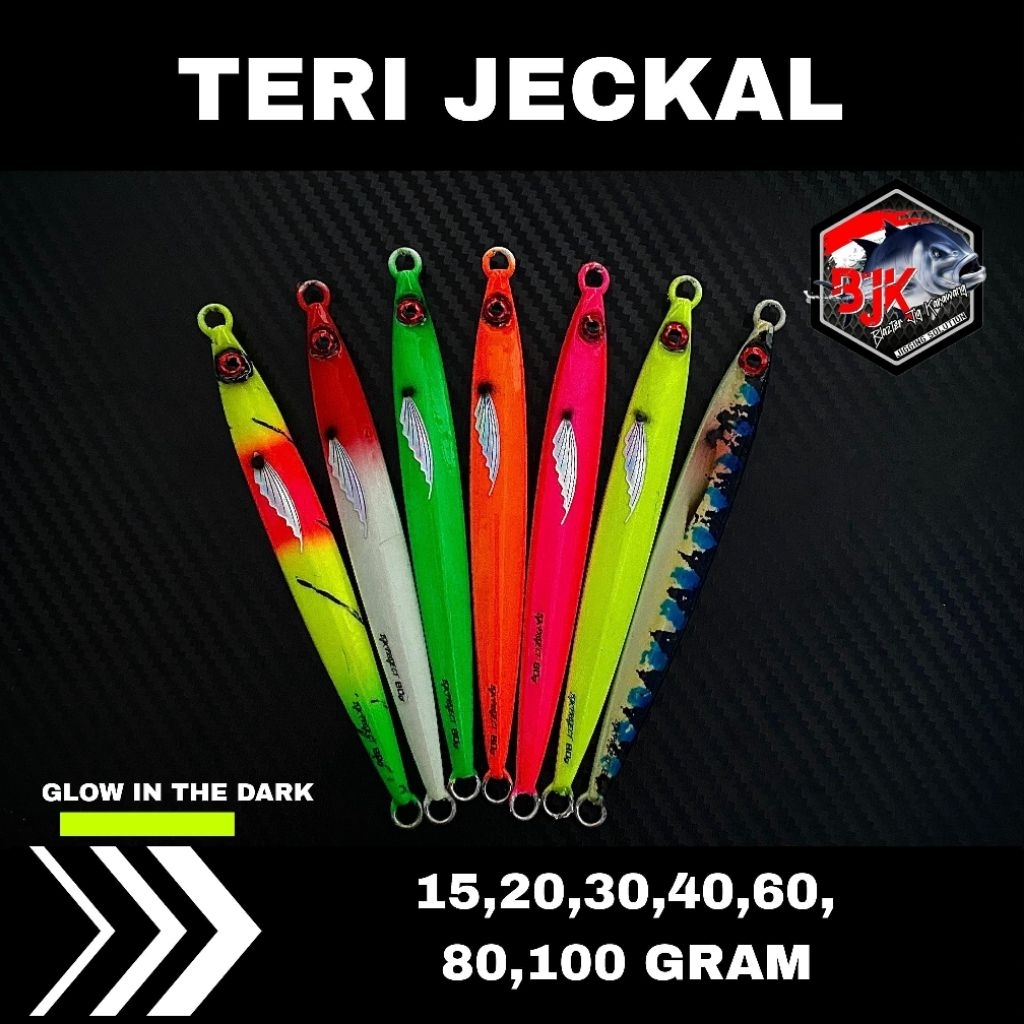 METAL JIG ANCHORIES JACKAL 15g ถึง 100g เหยื่อตกปลา BJK