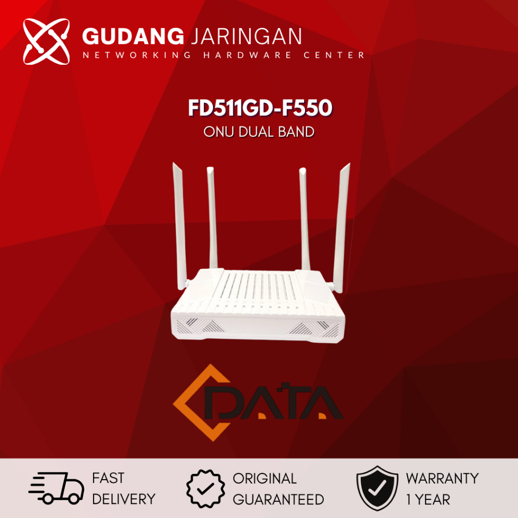 ADATA FD511GD-F550 1 พอร์ต GE + Dual Band WIFI ADATA โมเด็ม XPON ONU GPON/EPOON
