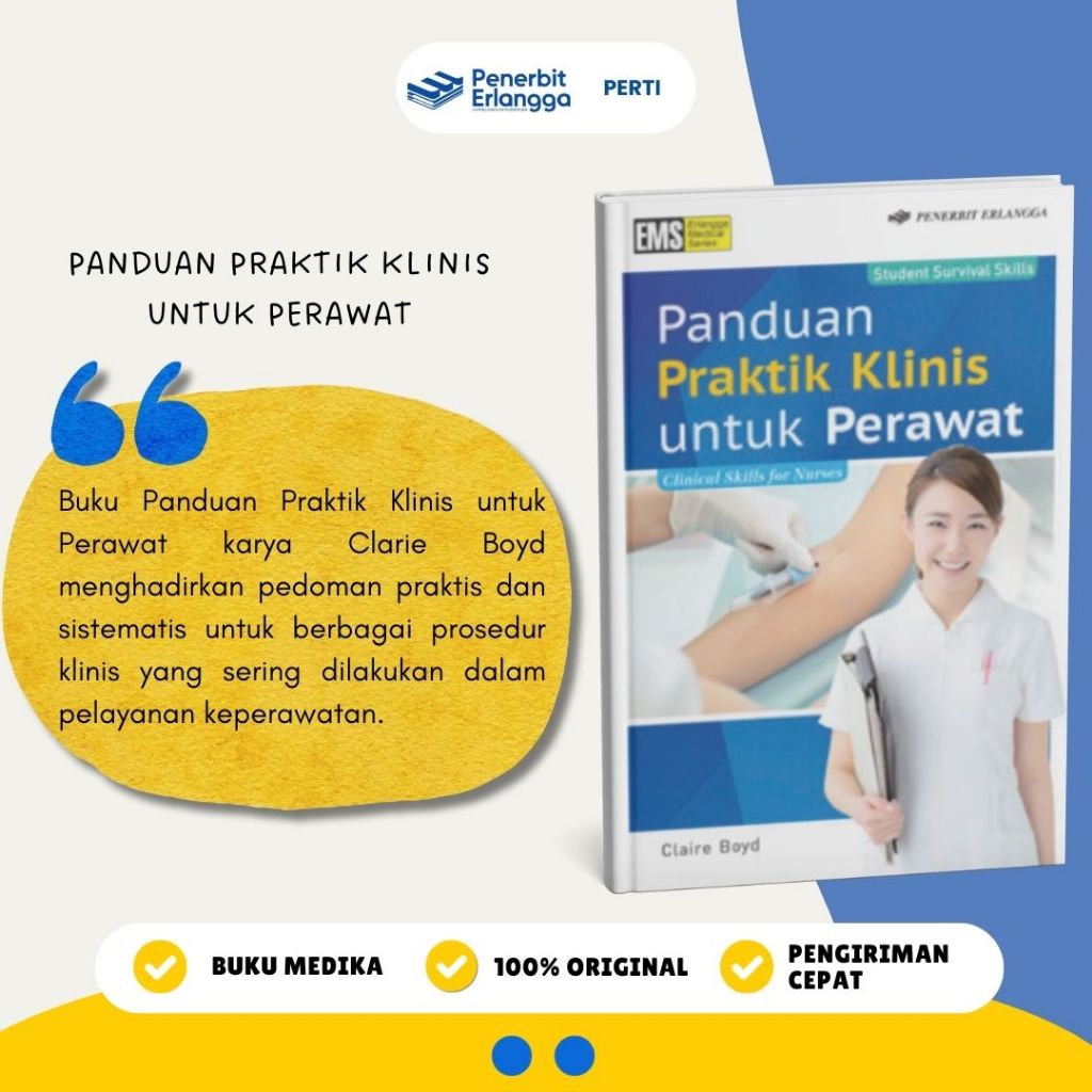 [Erlangga Official] คู่มือการปฏิบัติทางคลินิกสําหรับพยาบาล - Claire Boyd